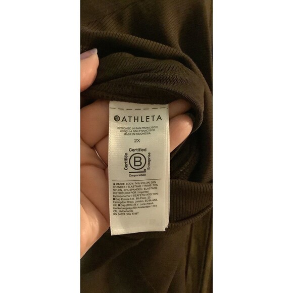 Athleta Women's Size 2XL Brown Venice High Rise Jogger - Picture 4 of 6